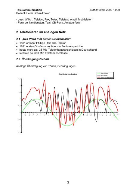 Skript Telekommunikation