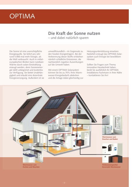 OPTIMA Ã¢Â€Â“ Solar - Heinrich Schmidt GmbH & Co. KG