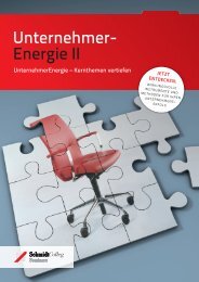 Unternehmer- Energie II - SchmidtColleg GmbH & Co. KG