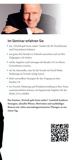 Vertrieb geht heute anders - SchmidtColleg GmbH & Co. KG