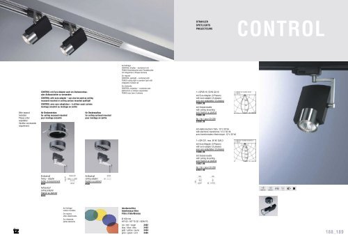 STRAHLER SPOTLIGHTS PROJECTEURS - Schmitz Leuchten