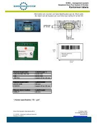 Kartonnen labels - Euro Pool System