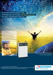 GRATIS-ENERGIE AUS DER NATUR. - Schnauer Energie- Solar