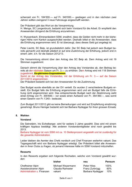 Protokoll der DV vom 11.06.2011 in Riffenmatt - Regionalverband ...