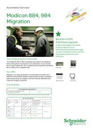 Modicon 884, 984 Migration - Schneider Electric