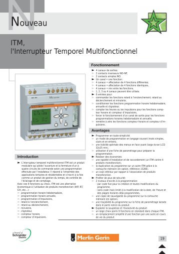 ITM, l'Interrupteur Temporel Multifonctionnel