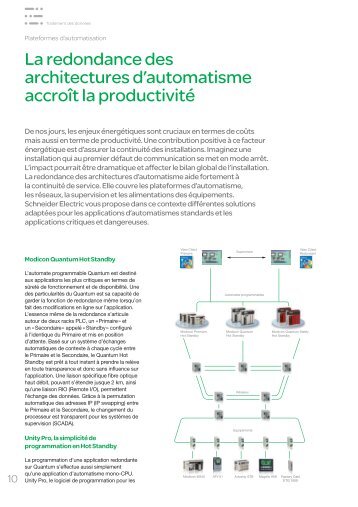 La redondance des architectures d'automatisme accroÃƒÂ®t la productivitÃƒÂ©