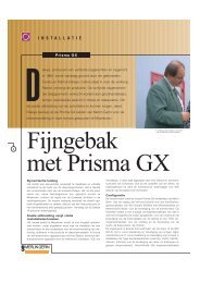 Fijngebak met Prisma GX