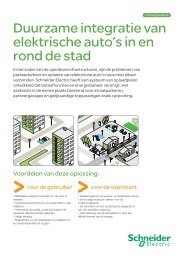 Duurzame integratie van elektrische auto's in en rond de stad