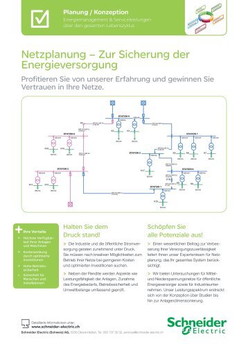 Netzplanung Ã¢Â€Â“ Zur Sicherung der Energieversorgung - Schneider ...