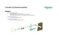 Canalis Schienenverteiler - Schneider Electric