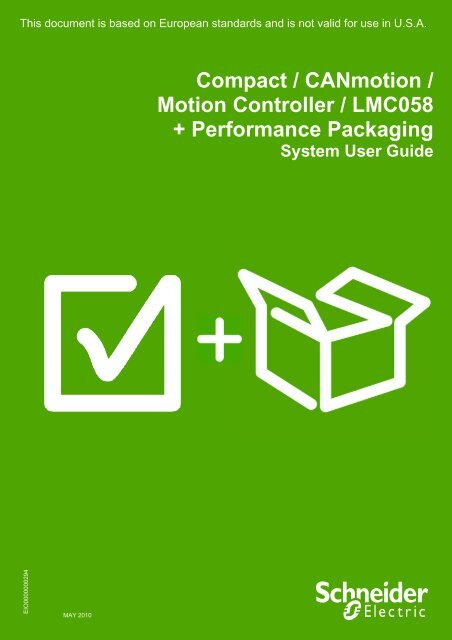 Compact / CANmotion /Motion Controller ... - Schneider Electric