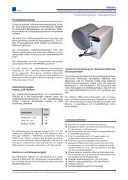 VME500 Volumenstrommesseinrichtung mit Auswerteeinheit