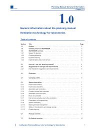 1.0 Planning Manual General Information - Schneider Elektronik ...