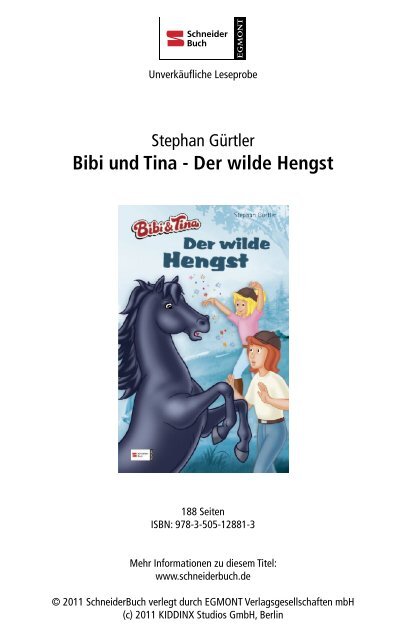 Bibi und Tina - Der wilde Hengst - Buecher.de