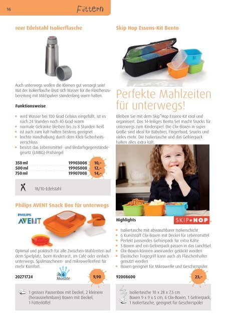 Katalog Babyzeiten | Füttern