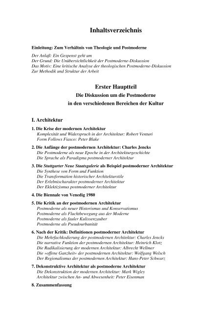 Inhaltsverzeichnis - Schnell-heisch.de