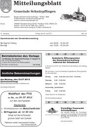 Mitteilungsblatt Nr. 29 vom 20.07.2012 - SchnÃƒÂ¼rpflingen