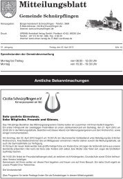 Mitteilungsblatt Nr. 16 vom 20.04.2012 - Gemeinde SchnÃƒÂ¼rpflingen