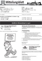 Mitteilungsblatt Nr. 1 + 2 vom 10.01.2014 - Schnürpflingen
