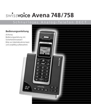 Avena 748/758 - Strahlungsarme Telefone Esnord Gesundes ...