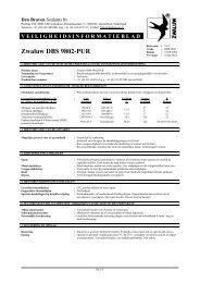 VEILIGHEIDSINFORMATIEBLAD Zwaluw DBS 9802 ... - Den Braven