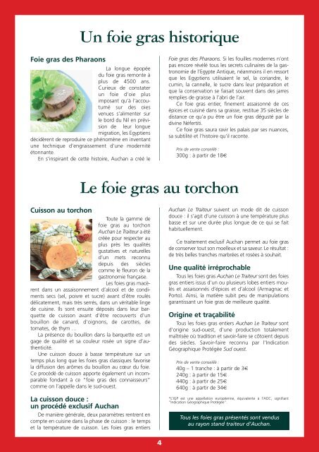 FOIE GRAS - Auchan