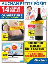 + 1 gratuit - Auchan