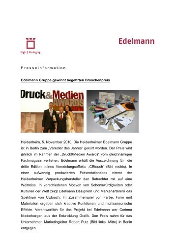 Bericht als PDF downloaden - Edelmann