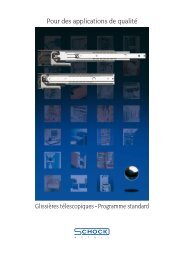 Programme standard - Schock Metall