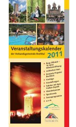 Veranstaltungskalender - Verbandsgemeinde Brohltal