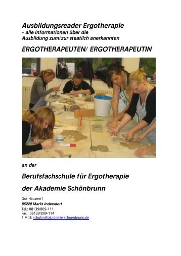 Ausbildung - Schoenbrunn.de