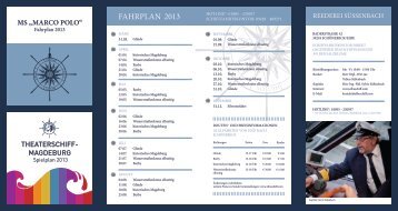 FAHRPLAN 2013 - Stadt SchÃƒÂ¶nebeck