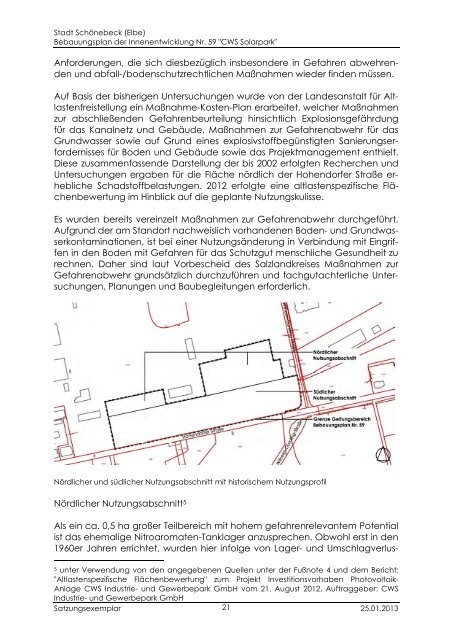 Bebauungsplan Nr. 59 - Stadt Schönebeck