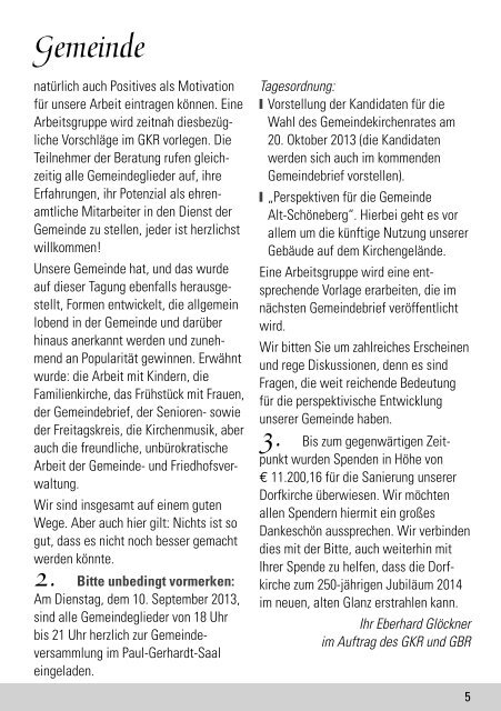 Paul-Gerhardt-Brief - Evangelischer Kirchenkreis Berlin-SchÃ¶neberg