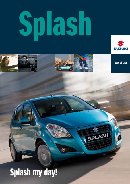 Suzuki Splash modelbrochure