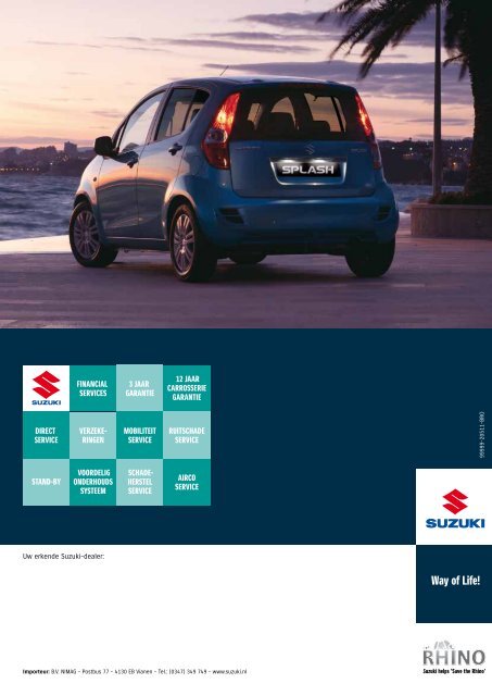 Suzuki Splash modelbrochure