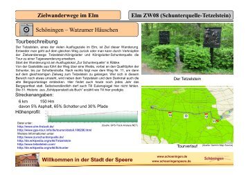 Elm ZW08 (Schunterquelle-Tetzelstein) - Stadt SchÃƒÂ¶ningen