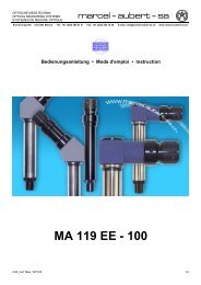 MA 119 EE - 100 - marcel aubert sa