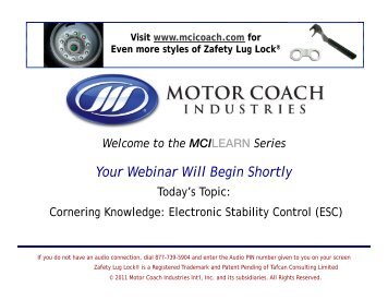 download printable version - Motor Coach Industries