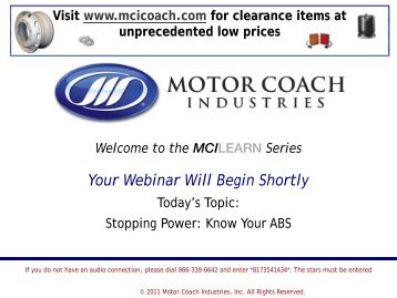 download printable version - Motor Coach Industries