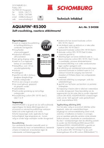 aquafin-rs300 - Schomburg