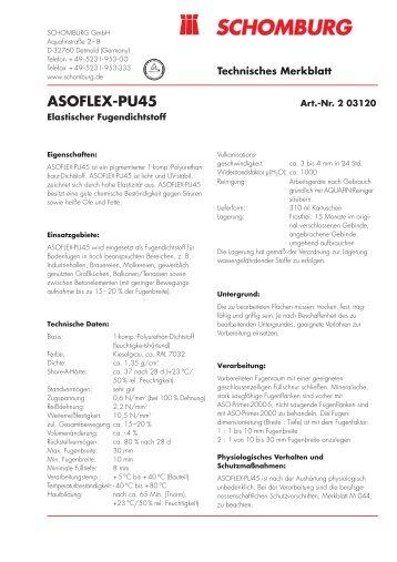 asoflex-pu45 - Schomburg