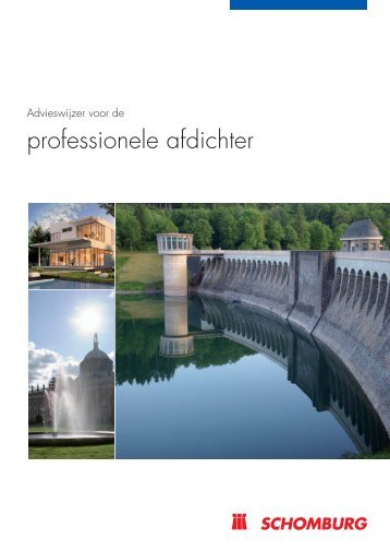 Advieswijzer voor de professionele afdichter - Schomburg