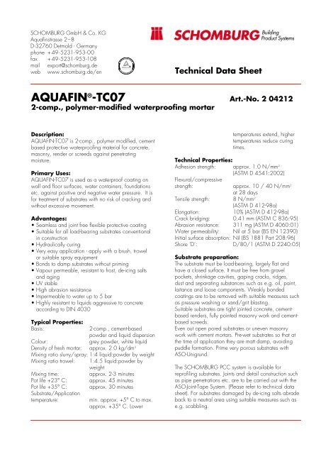 Aquafina A Tc07 Schomburg