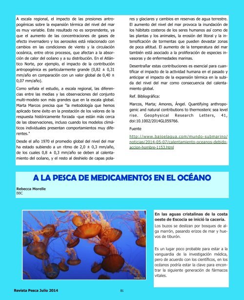 REVISTA PESCA JULIO 2014