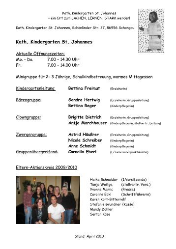 Kath. Kindergarten St. Johannes - Schongau