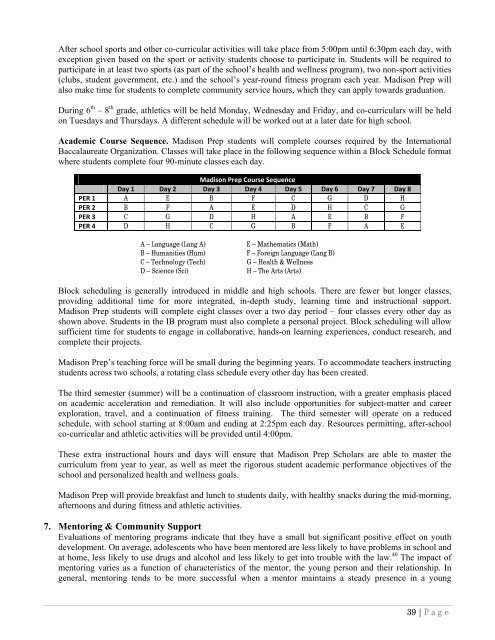 Madison Preparatory Academy - School Information System