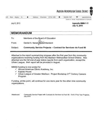 Superintendent Dan Nerad 1.9MB PDF - School Information System