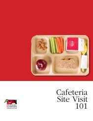 Cafeteria Site Visit 101 - School Nutrition Association
